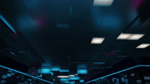 Cloud Computing with Digital Technology Hitech Concept