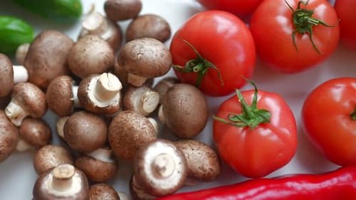 Frisches, gesundes Gemüse für eine gesunde Ernährung
