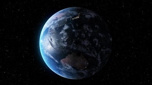 Planet Erde aus dem Weltraum