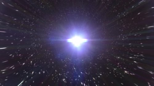 Flying Through Hyperspace Stars and Cosmic Light Tunnel