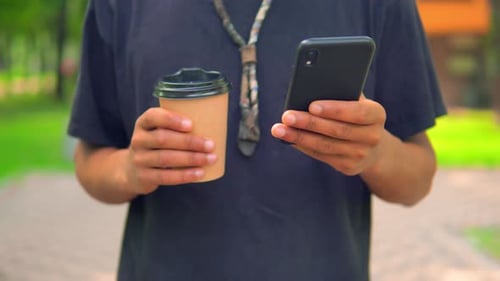 Morning Lifestyle Guy in City