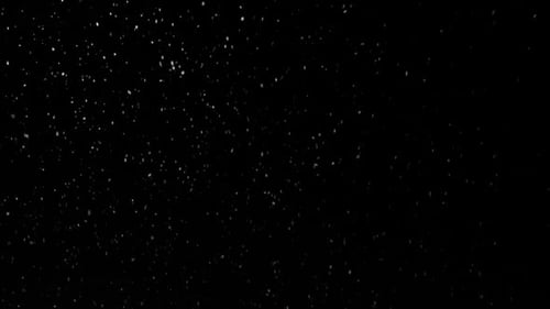 neige tombante sur fond noir