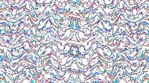 Abstrakter Hintergrund 3D-Flüssigkeitslinien in einer Mehrfarbe