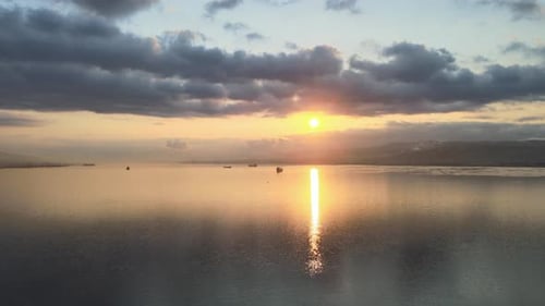 sunset sea landscape