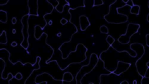 Dynamic Abstract Glowing Purple Lines Motion Background