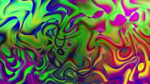 Abstract Colorful Psychedelic Liquid Swirl Background Animation