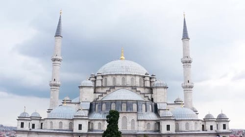 Fatih Mosque Aerial View