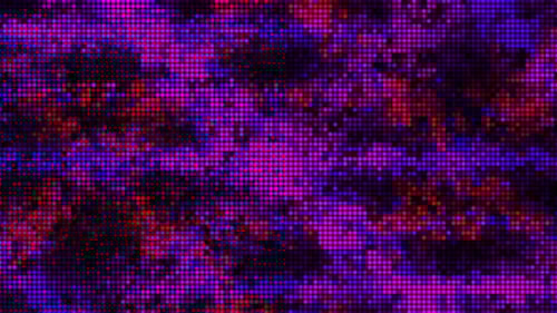 Leuchtendes Muster mit verschwommenen Streifen und beweglichen Partikeln