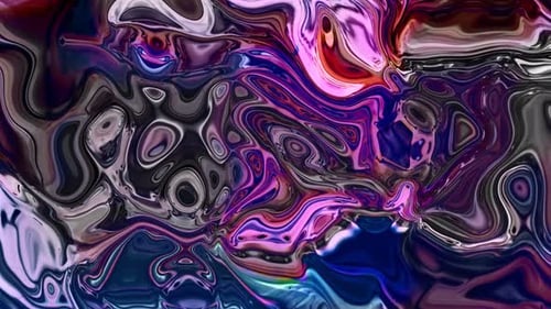 Abstract Fluid Psychedelic Color Swirl Background