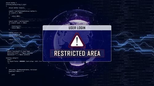 Restricted Area Text and User Login Interface, Loopable