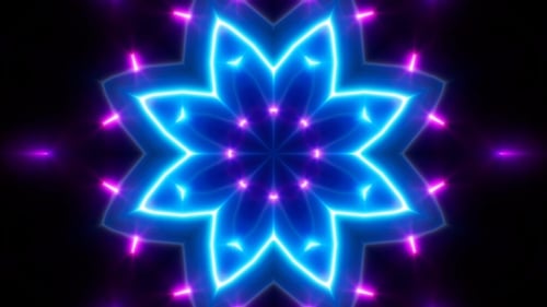 Fondo de luz de neón VJ 4K Loop 08