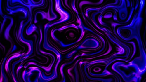 Abstract Fluid Neon Waves Dynamic Background Animation