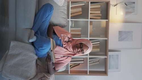 Intern Education Book Leisure Woman Nurse Sofa