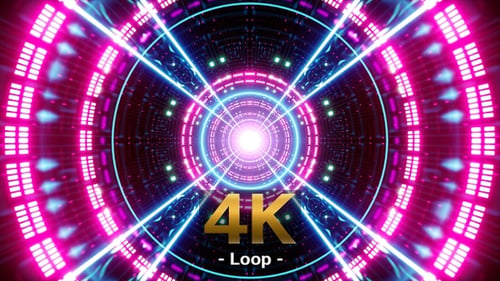 Concert Tunnel VJ Loop
