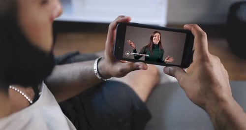 Videoblog auf dem Smartphone