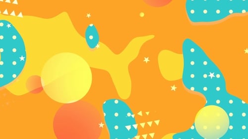 Oranger geometrischer Hintergrund