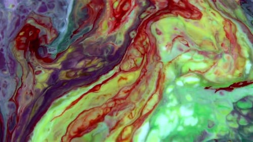 Color Explosion Abstract Vivid Art Painting Texture