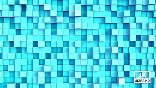 Abstract Geometric Cubes Background Loop Animation