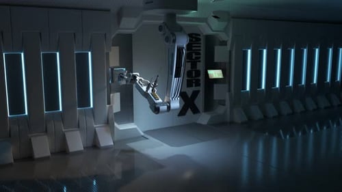 Die Wartung der Raumstation erfolgt durch einen Roboterarm mit Multitool-Funktion. 4K HD