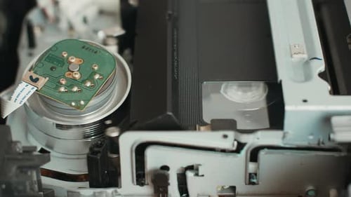 VHS Recorder Tape Sequence