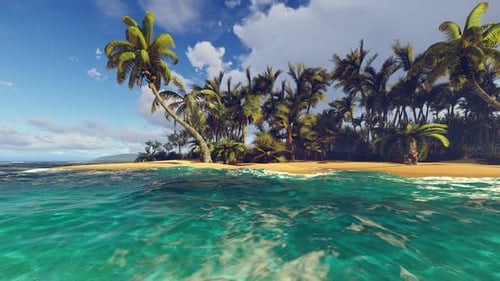Sea And Sandy Beach