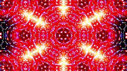 lines in a multicolor texture. Fluid with red reflection.black Background. Seamless circle