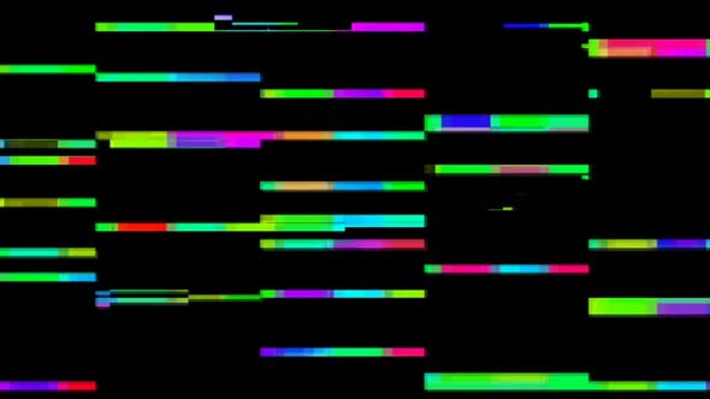 Digital Glitch Noise Static Corrupted Signal Overlay, Backgrounds ...