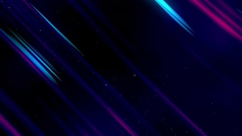 Dynamic Neon Diagonal Light Streaks Loop Background