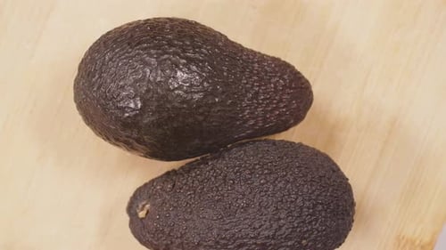 Avocados on Wood