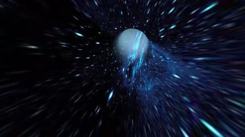 Vol hyperspatial en boucle 4K