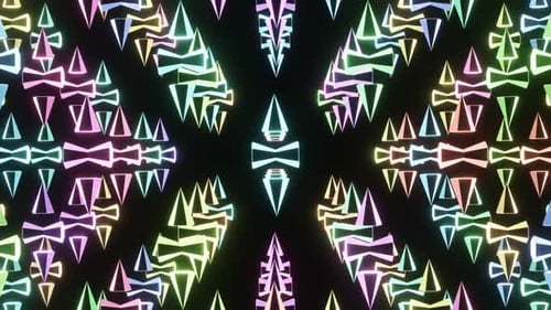 Abstract Pulsating Vj Loop Background 02