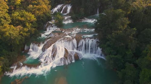 Agua Azul Waterfalls in Chiapas Mexico
