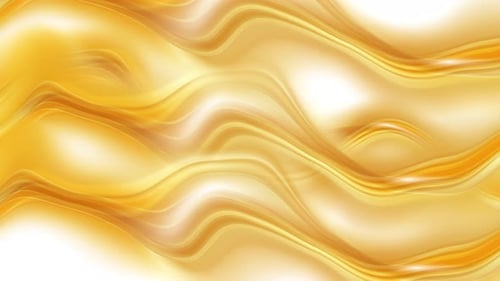 Fond liquide de couleur or élégant 3d animé