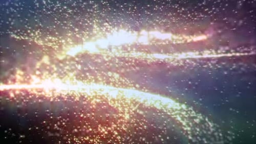 Espace Galaxy Spiral Scintillant Étoiles Moving Background