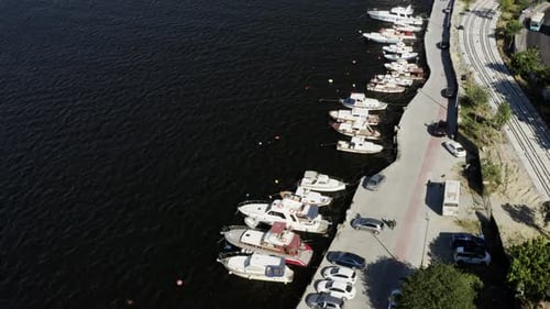 Marine And Boats Aerial View