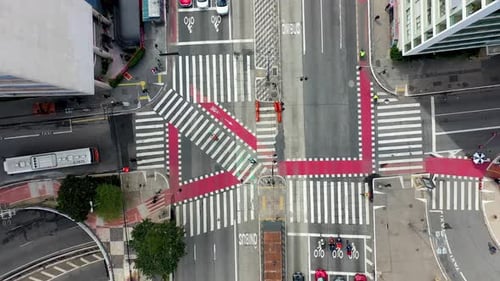 Paisagem urbana de São Paulo, Brasil. Paisagem deslumbrante do centro da cidade.