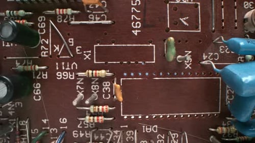 Circuit imprimé d'un ordinateur personnel