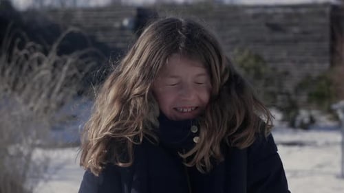 Girl Gets Snowball to the Face in Winter
