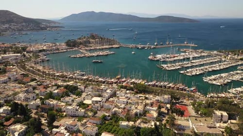 Luftaufnahme von Bodrum.