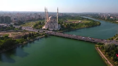Moschee In Adana Türkei