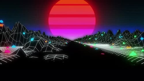 Boucle de voyage rétro Future Neon