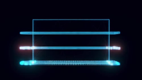 Modern Shelf Hologram Hd