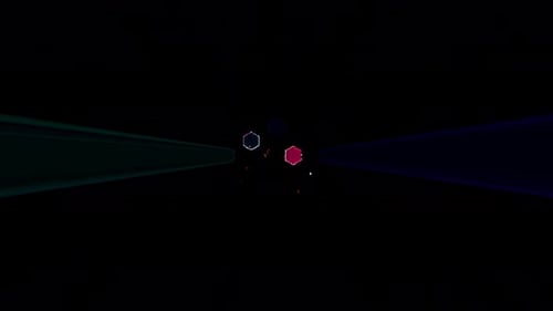 Futuristic Glitch Digital Tunnel Hyperspeed Background