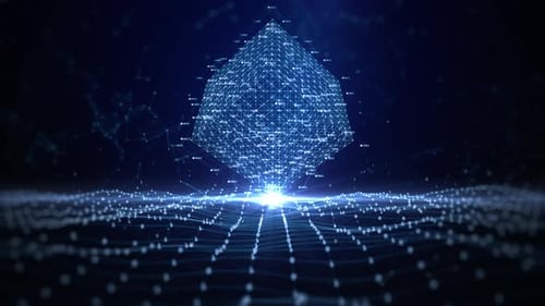 Digital Cube Blockchain Connection 01364