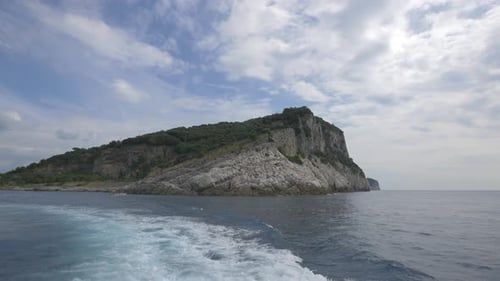 Small island in the sea