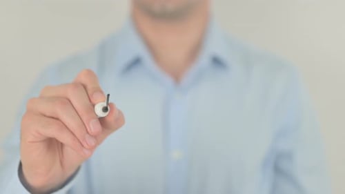 Writing Be Social With Black Marker