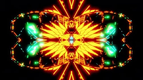 Vj Loop Quick Kaleidoscopic Galaxy Space Background 4K