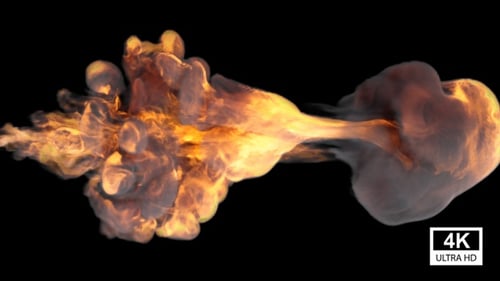 Fluid Fire and Smoke Element Transition