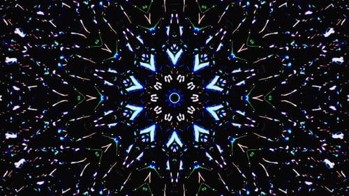 Schönes Video Abstrakter Hintergrund 3D-Flüssigkeitslinien in einer mehrfarbigen Textur