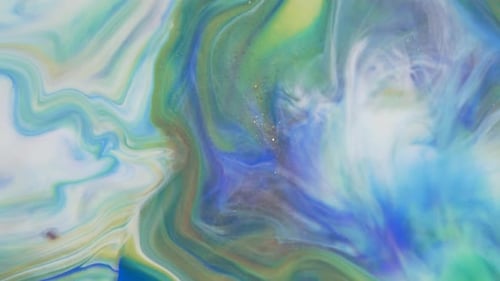 Abstract Fluid Background with Swirling Colors
